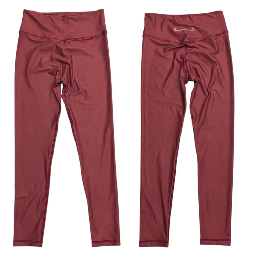 Levavi Bijou High Rise Leggings Garnet Red Size Large